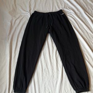 Pink/ Victoria’s secret black sweatpants, size small.